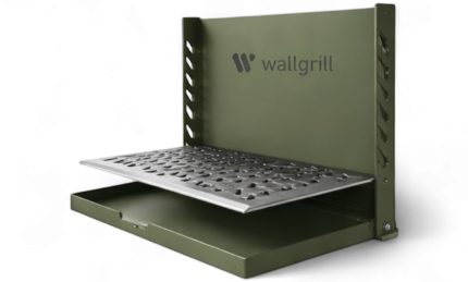 Wall-Mounted Foldable Barbecue Grill