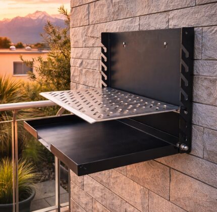 Wall-Mounted Foldable Barbecue Grill